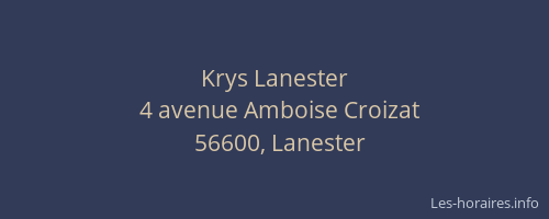 Krys Lanester