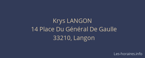 Krys LANGON