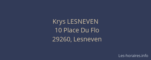 Krys LESNEVEN
