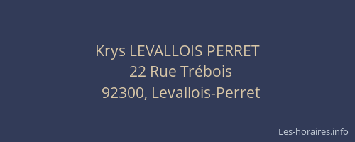 Krys LEVALLOIS PERRET