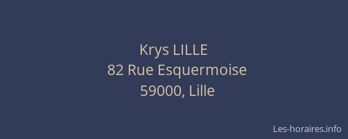 Krys LILLE