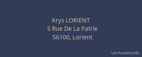 Krys LORIENT