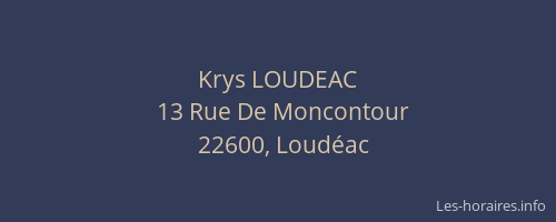 Krys LOUDEAC