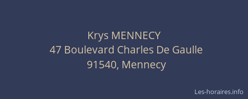 Krys MENNECY