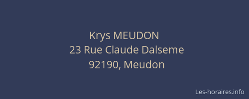 Krys MEUDON