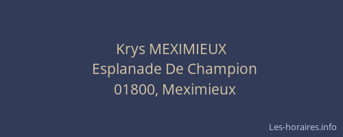 Krys MEXIMIEUX