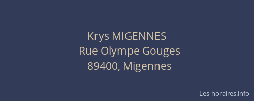 Krys MIGENNES