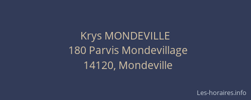 Krys MONDEVILLE