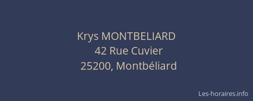 Krys MONTBELIARD