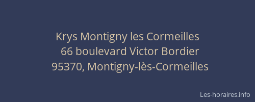 Krys Montigny les Cormeilles