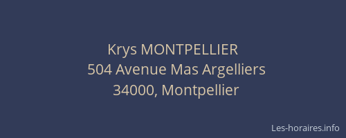 Krys MONTPELLIER