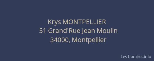 Krys MONTPELLIER