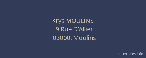 Krys MOULINS