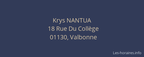 Krys NANTUA