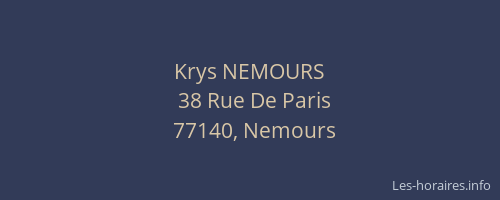 Krys NEMOURS