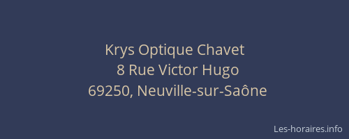 Krys Optique Chavet