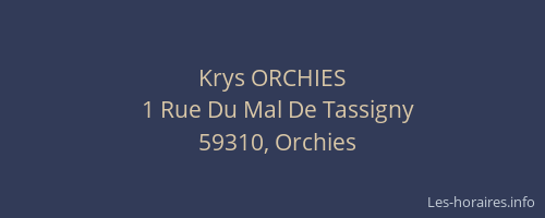 Krys ORCHIES