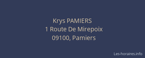 Krys PAMIERS