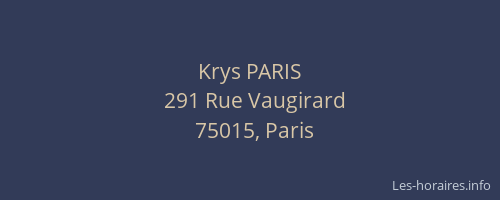 Krys PARIS