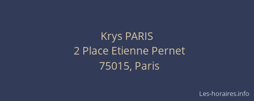 Krys PARIS