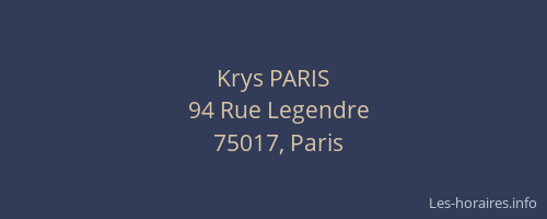 Krys PARIS