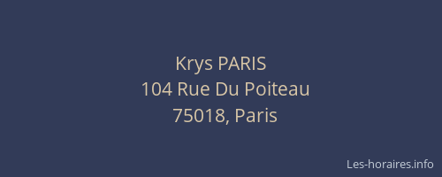 Krys PARIS