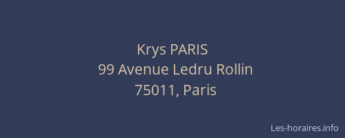Krys PARIS