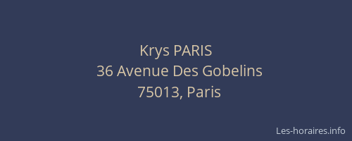 Krys PARIS