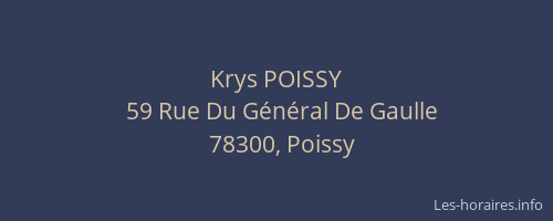 Krys POISSY