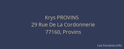 Krys PROVINS