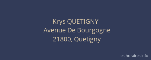 Krys QUETIGNY