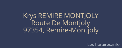 Krys REMIRE MONTJOLY