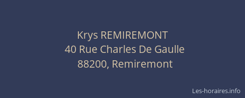Krys REMIREMONT