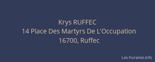 Krys RUFFEC