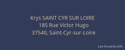 Krys SAINT CYR SUR LOIRE