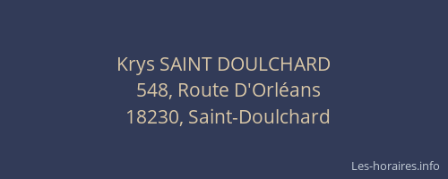 Krys SAINT DOULCHARD