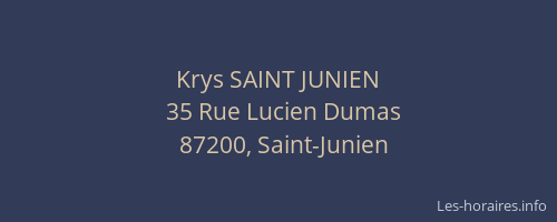 Krys SAINT JUNIEN