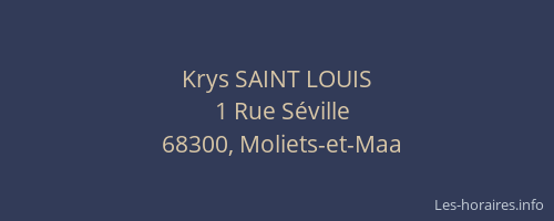Krys SAINT LOUIS