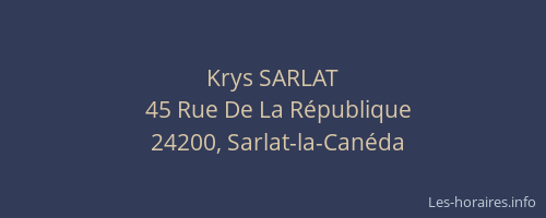 Krys SARLAT