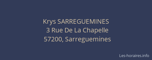 Krys SARREGUEMINES