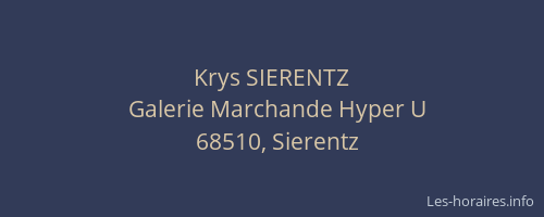 Krys SIERENTZ