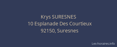 Krys SURESNES