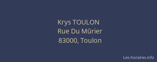 Krys TOULON