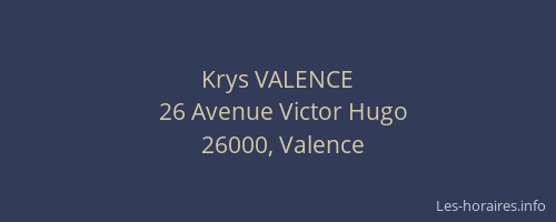 Krys VALENCE