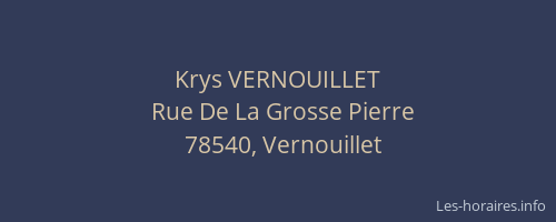 Krys VERNOUILLET