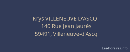 Krys VILLENEUVE D'ASCQ