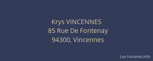 Krys VINCENNES
