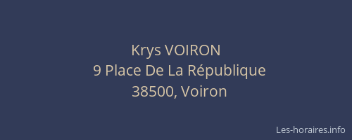 Krys VOIRON