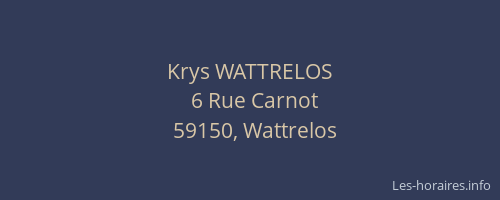 Krys WATTRELOS
