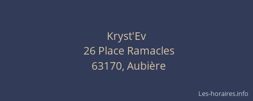 Kryst'Ev